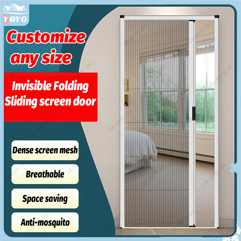 Aluminum alloy sliding screen door custom antimosquito screen door home low track ventilation