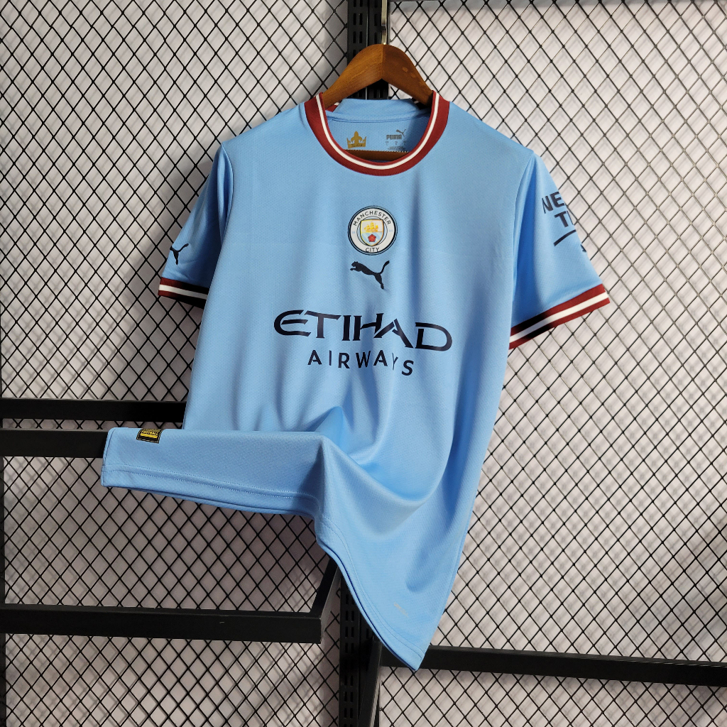 Man City Jersey 22-23 Home Soccer Shirt