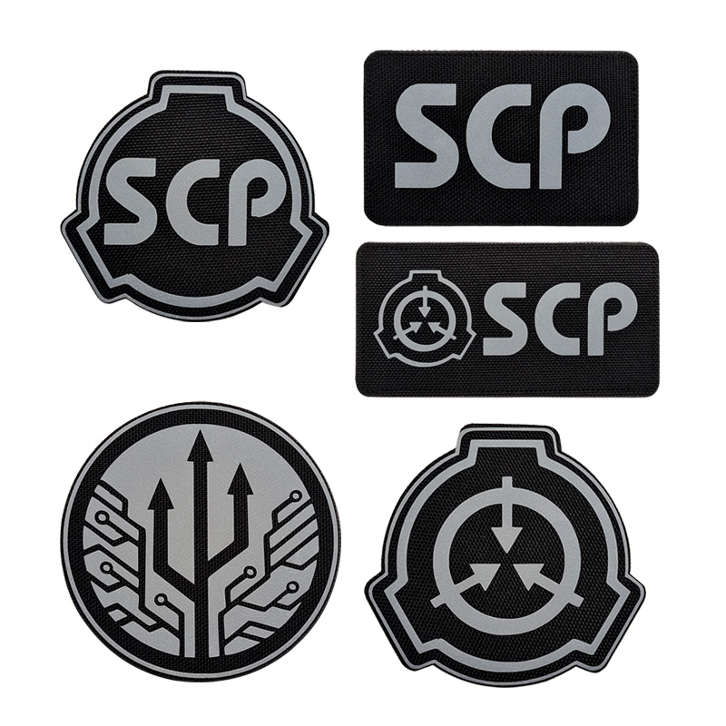 Scp Foundation Reflective Velcro Badge Heat Transfer Cloth Sticker ...