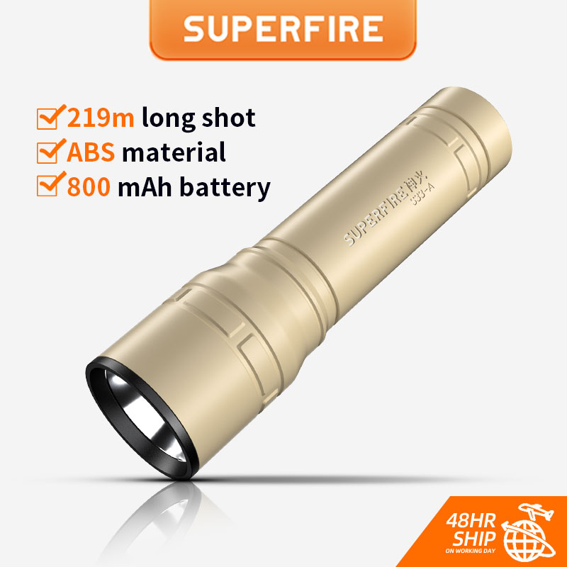 Superfire S33 A Lampu Suluh Terang Led Rechargeable Torch Light Super Bright Mini Flashlight 