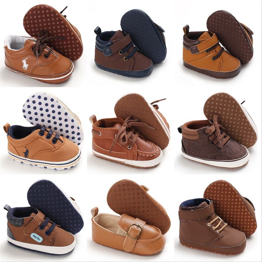 Boys' shoes, newborn baby sports shoes, soft-soled fashion toddler shoes 0-18 months. | Shopee ...