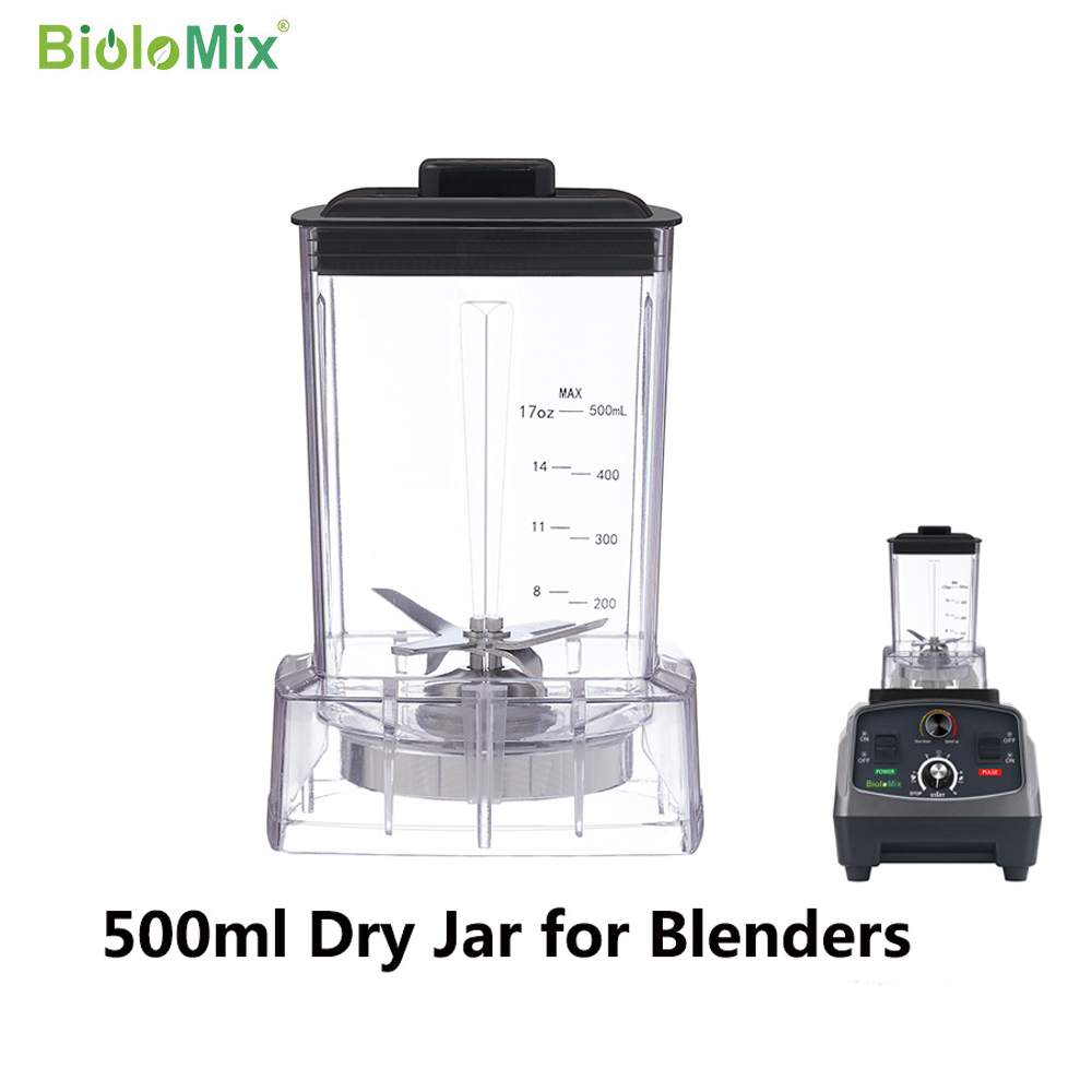 BioloMix Spare Part BPA Free 500ML Dry Jar Jug Fits for the Blender ...