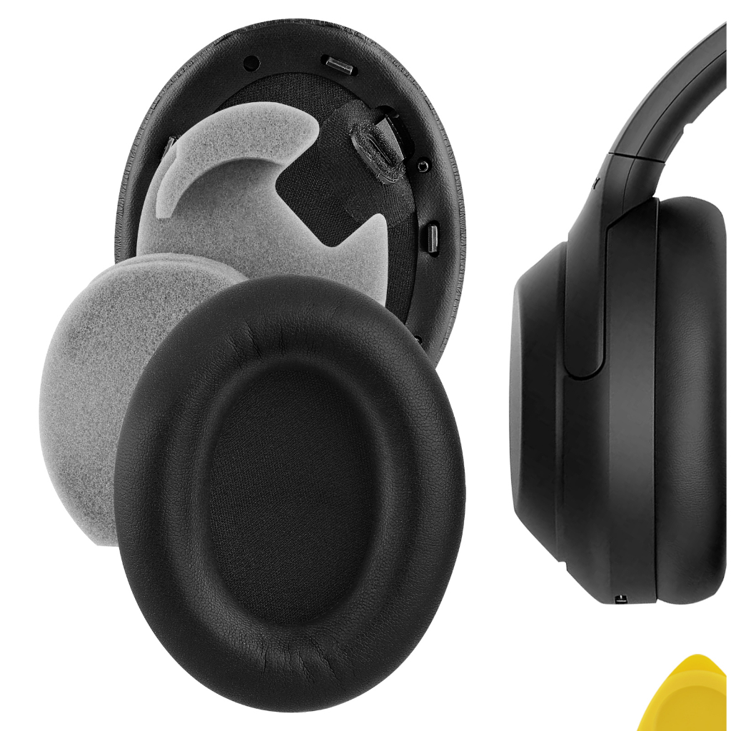 Geekria Protein Leather Replacement Ear Pads for Sony WH1000XM4