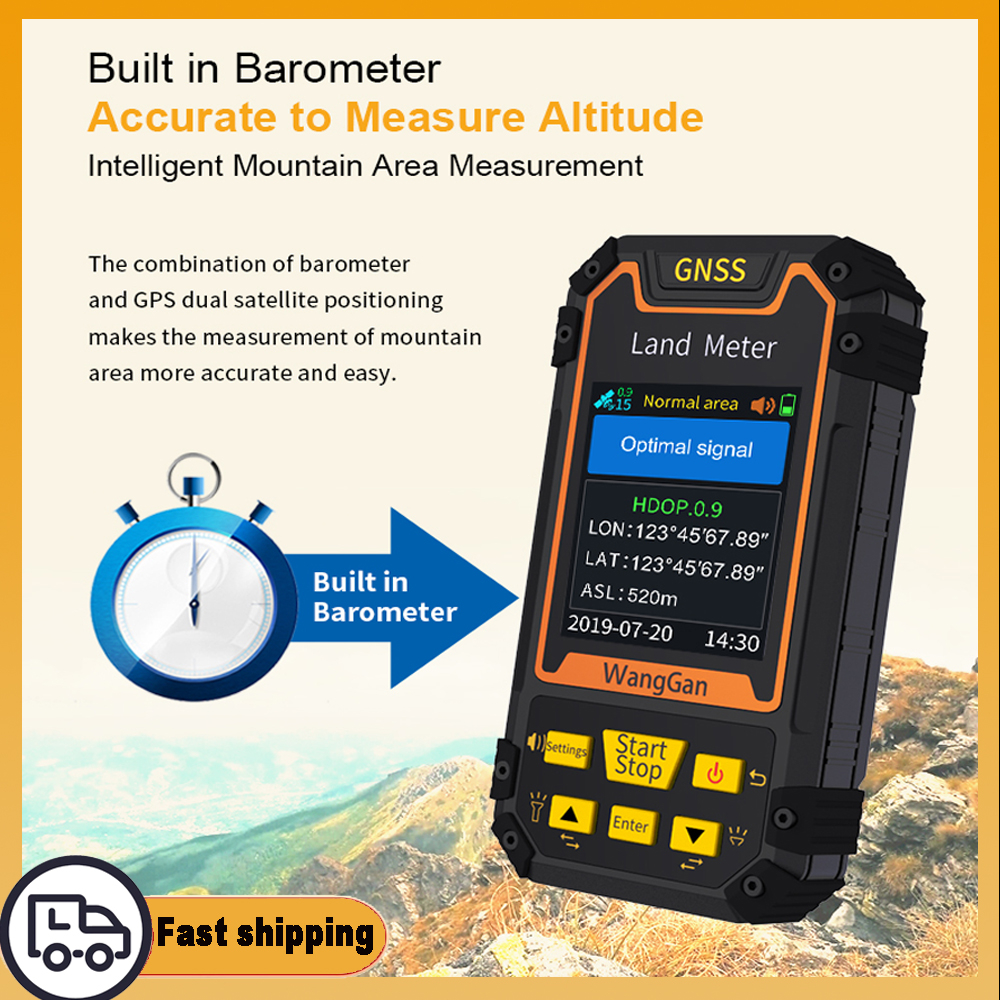 WangGan S4 Color Screen GPS Land Meter Surveying Machine Professional ...