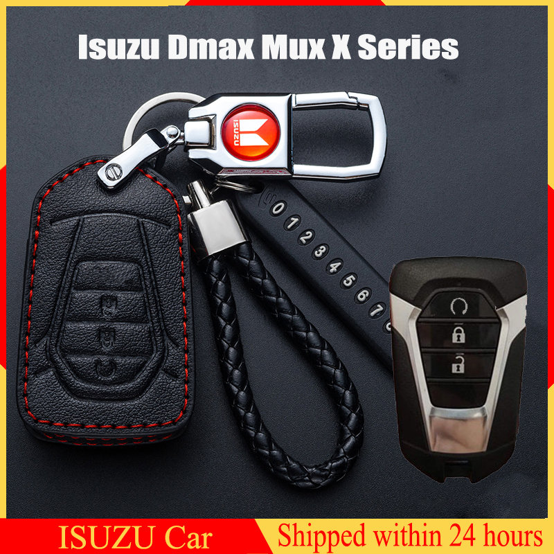 Sarung Kunci For Isuzu Dmax Mux X Series Remote Key Leather Case Cover ...