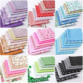 120 Pcs 4'' x 4'' Cotton Craft Fabric Bundle Squares,DIY Sewing Quarters  Bundle,Precut Cotton Fabric Bundles for Precut Fabric,Quilting Fabric