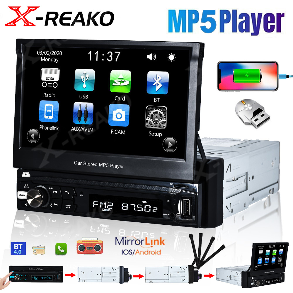 Radio MP5 5 - IPS Táctil 1 DIN - Bluetooth - MP5150BT - Gravity Car Audio,  Amplificadores, Subwoofers, Speakers y Cables