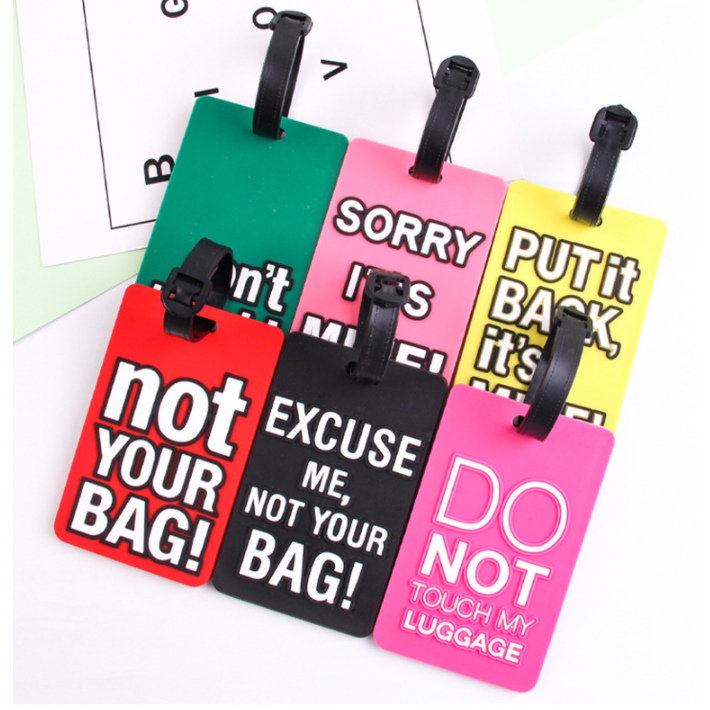 Creative PVC Soft Luggage Tag 