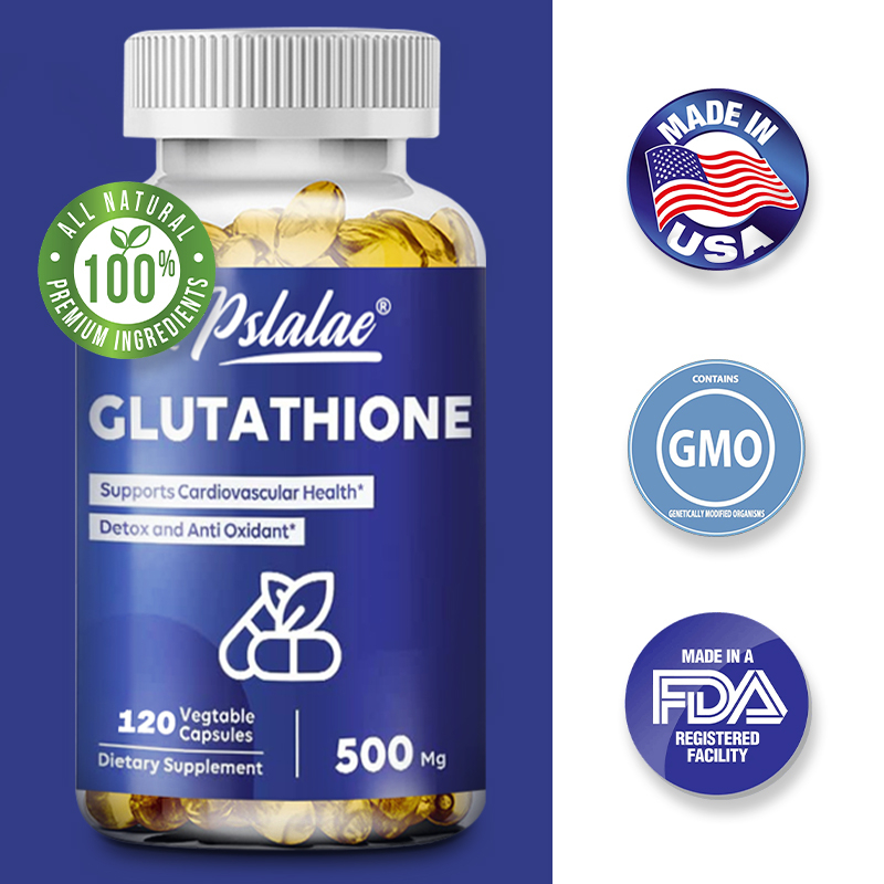 Glutathione Supplement - 500 mg - Supports Cardiovascular Health ...