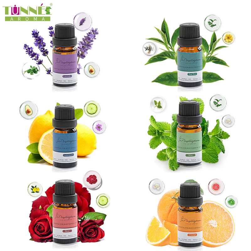AROMA TUNNEL 30ML WaterSoluble Essential Oils Natural Plant Therapeutic Grade Home Humidifier