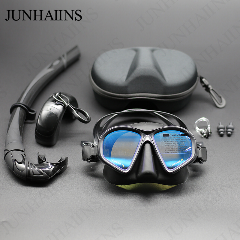 JUNHAIINS (COD)Mirror Lens Diving Mask Professional Diving Masks ...