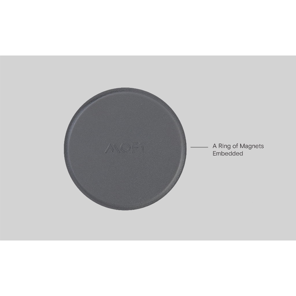 MOFT Slim Flat Stick-On Magnetic Wall Sticker Universal With Snap Phone ...