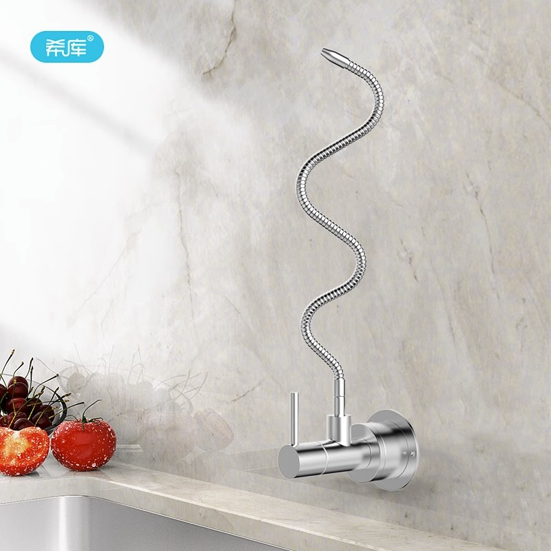 Wall Mounted SUS304 Stainless Steel Kitchen Faucet Water filter tap ...