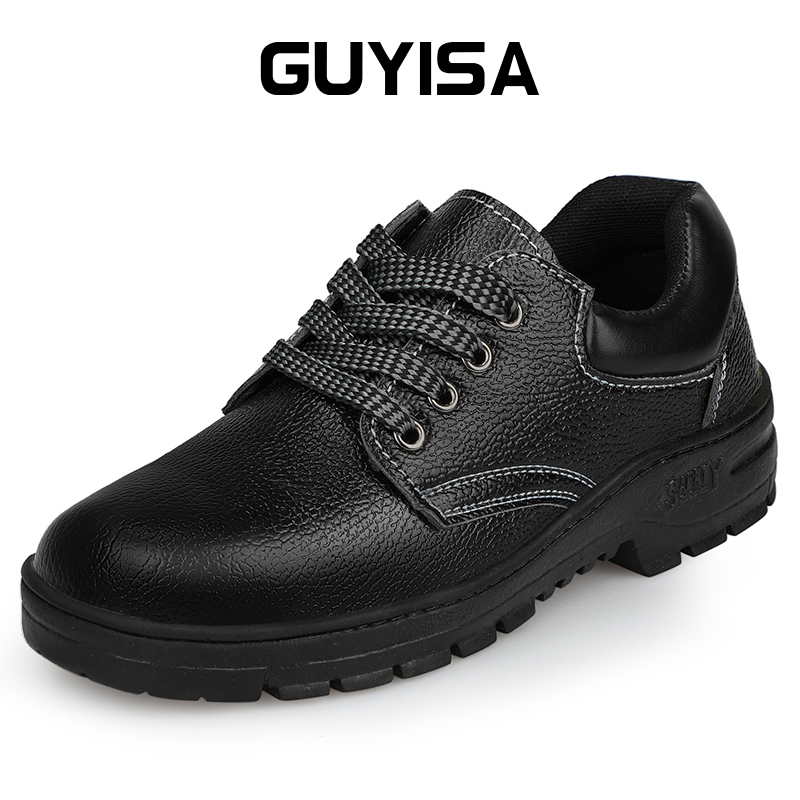 GUYISA safety shoes waterproof Anti smashing iron head sport low cut in
