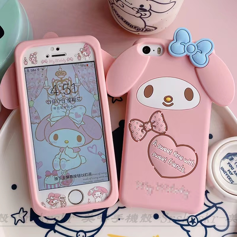 Melody Silicone Phone Case Suitable for iPhone5/5s/se/6/s/7/8/plus