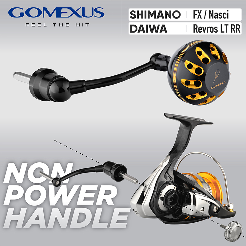 Mango Eléctrico Gomexus Para Carretes De Spinning Shimano - Compatible Con Sienna, Catana, FX, Nasci, Sedona