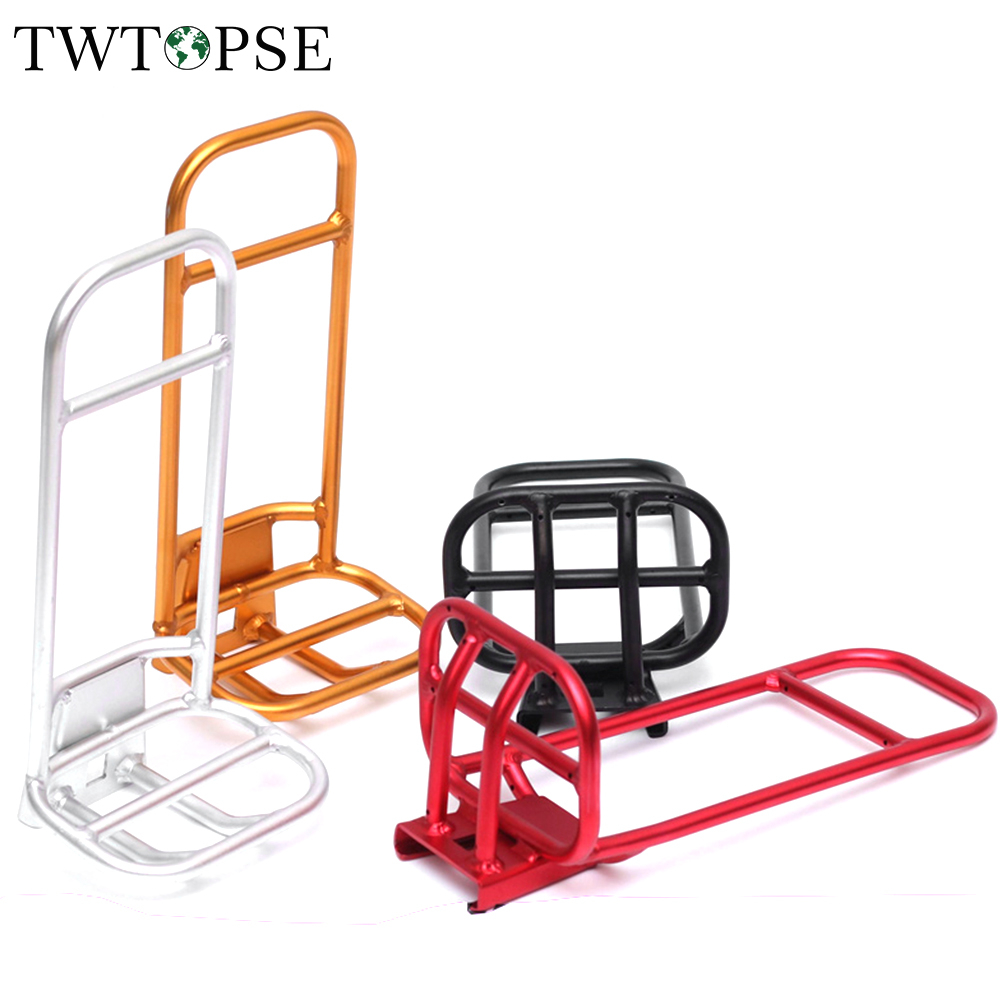 TWTOPSE Bicycle Bag Rack Holder For Brompton Folding Bike Aluminum ...