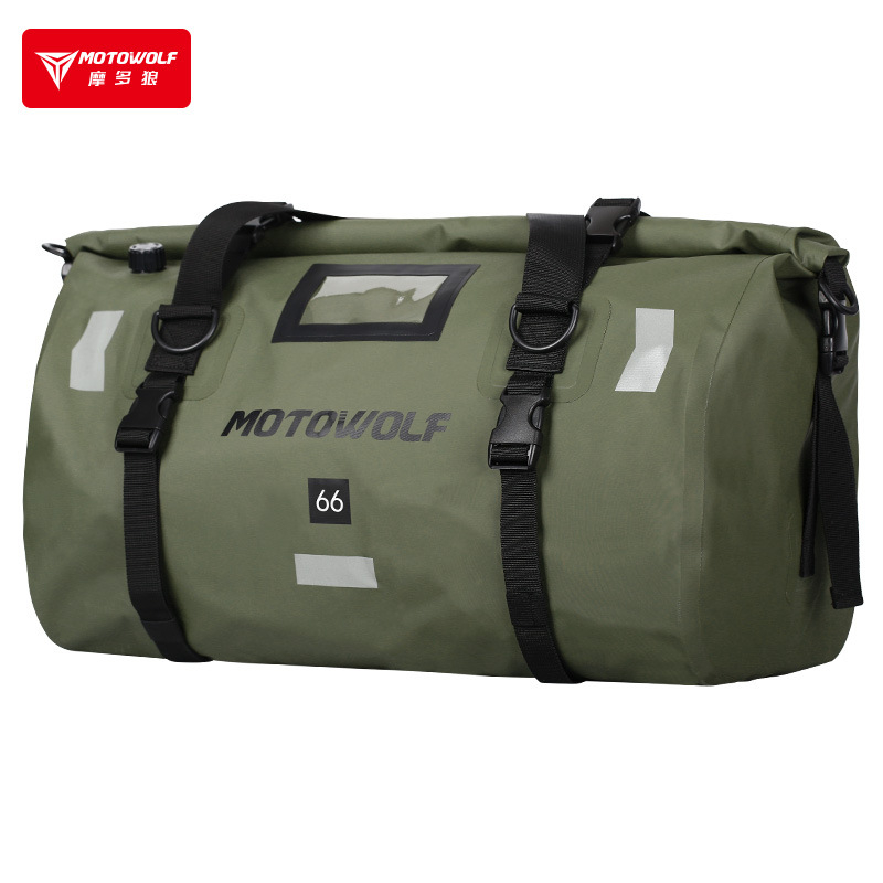 Premium Waterproof Retro Motorcycle Tail Bag