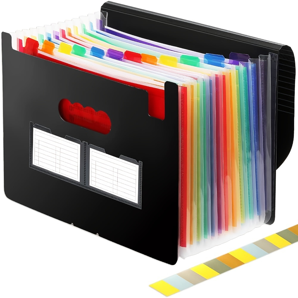 13 Pocket Expanding File Folder, Premium Monthly Document Organizer