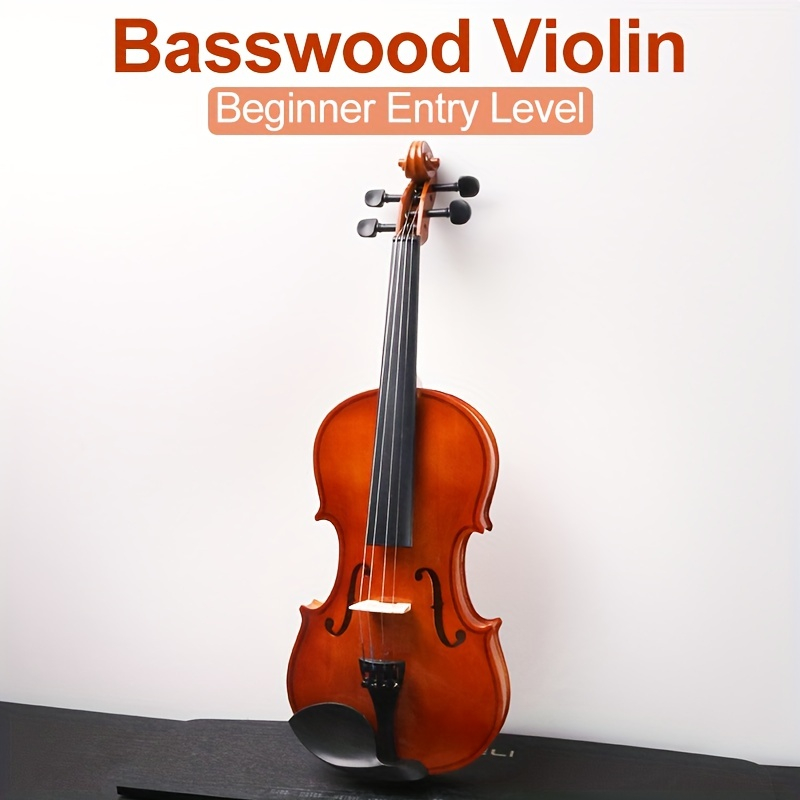 Beginner Entry Level Basswood Violin Different Size Options For Adult