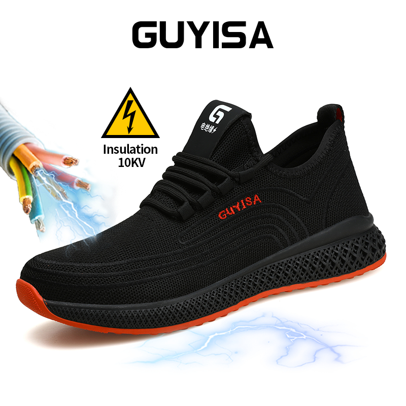 GUYISA Safety shoes insulated safety shoes 10KV anti impact and anti ...