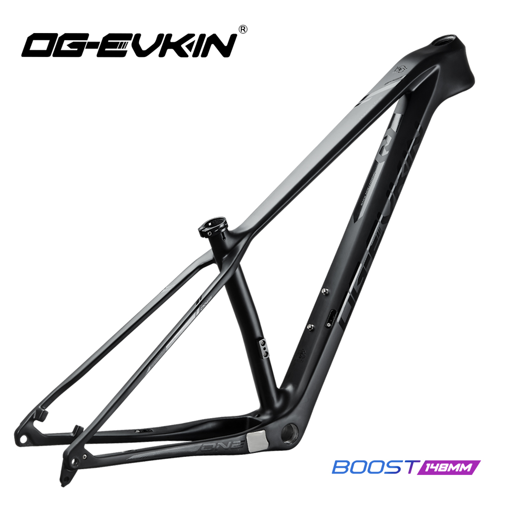 OGEVKIN Carbon Mountain Bike Frame Disc Brake Mtb Frame 12X148 ThruAxle 29er BSA73 11/811/2