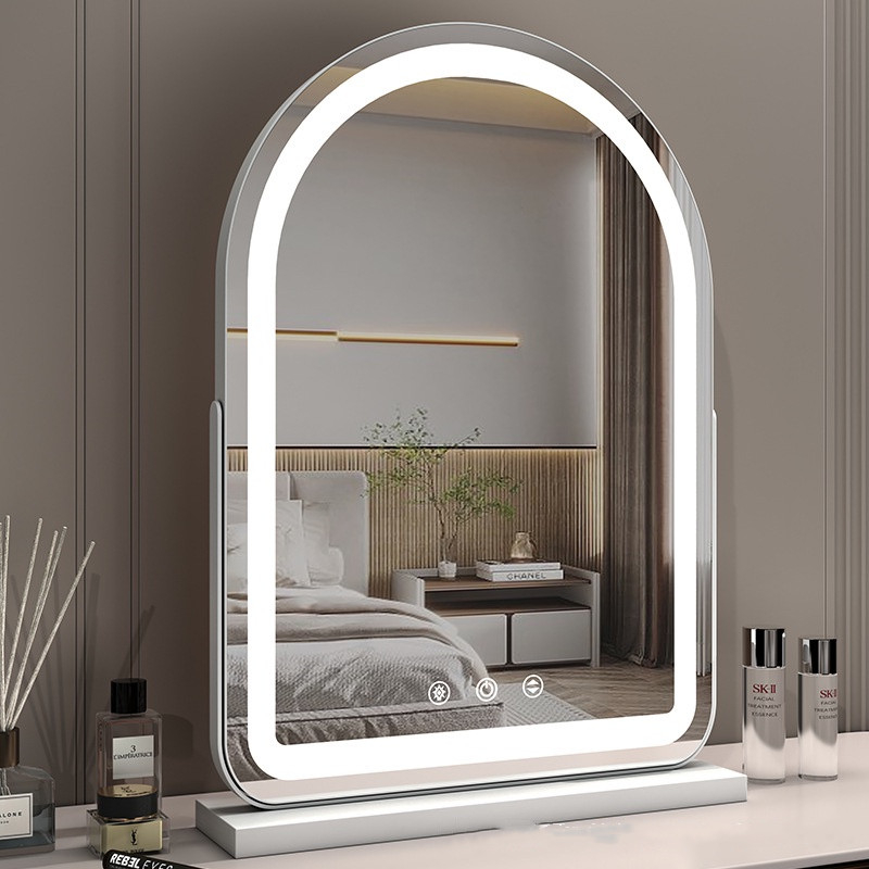 High grade makeup mirror desktop LED with light dressing mirror ...