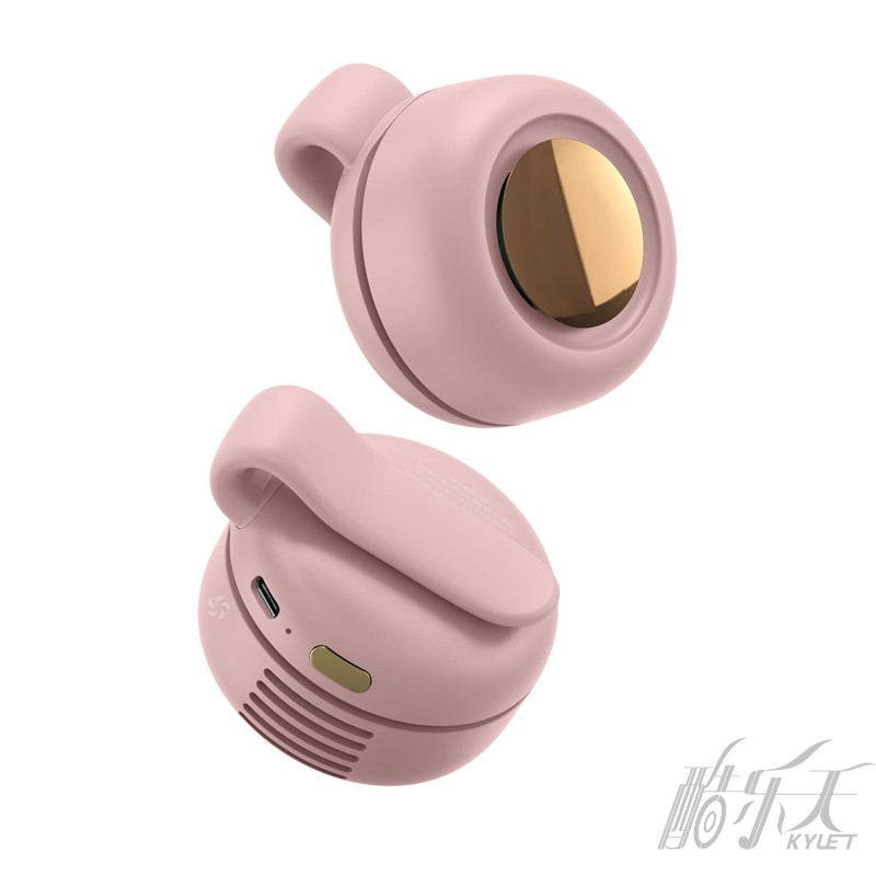 3 Colors Portable Button 360 Degree Wind Direction Bladeless Push ...