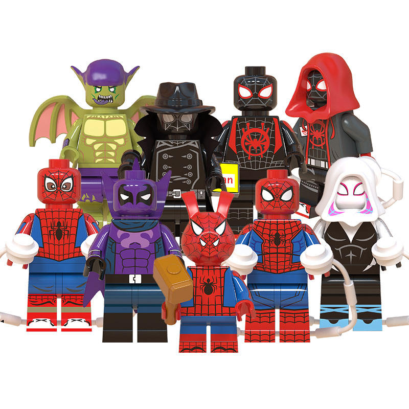 Heroes Building Blocks Mini Toys Figure Spdier Verse WM6052 | Shopee ...