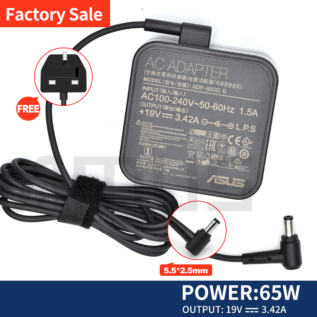 Original ASUS Laptop Charger for Asus VivoBook ZenBook Chromebook x551m