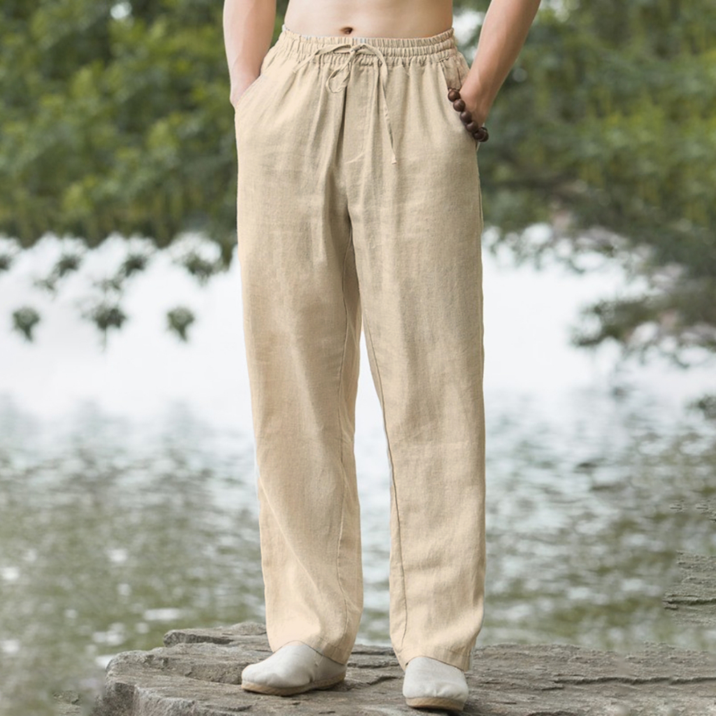 Loose Cotton Pants 