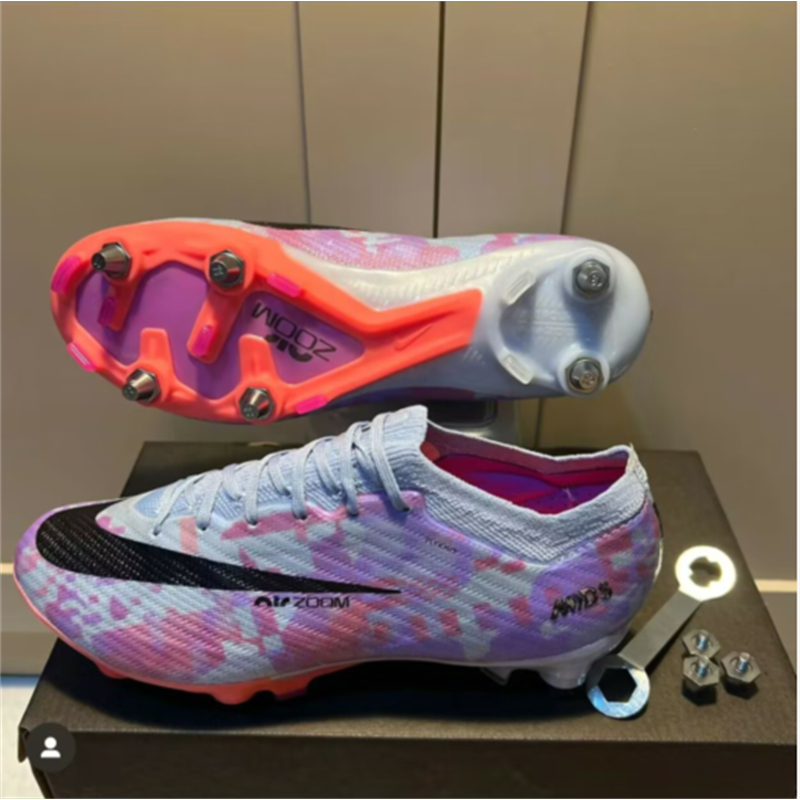 Kasut Bola Sepak Nike Mercurial 14 CR7 Vapor Elite IMPULSE PACK FG Outdoor  Men's Football Boots Unisex Soccer Cleats