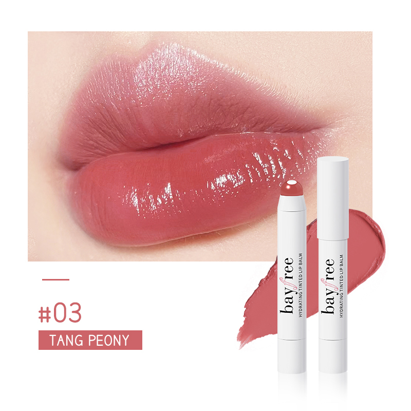 Bayfree Hydrating Vegan Tinted Lip Balm Long-Lasting Smooth Lip Tint ...