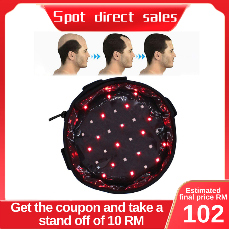 Hair Regrowth Cap AntiHair Loss Treatment 70Pcs Laser Beads Red Light