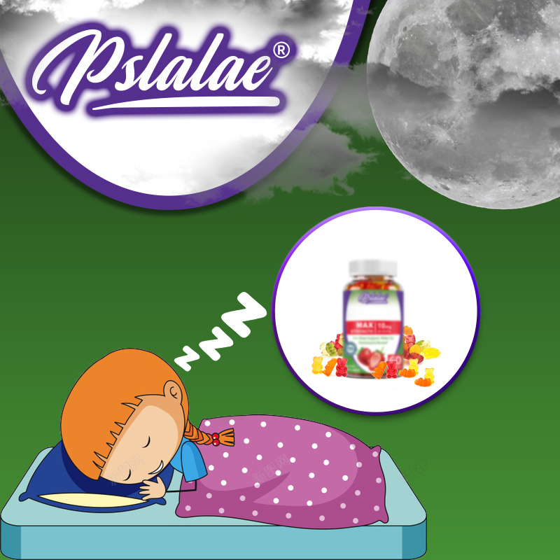 Sleep Supplement Gummies, Dietary Supplement, Fall Asleep Faster, Sleep