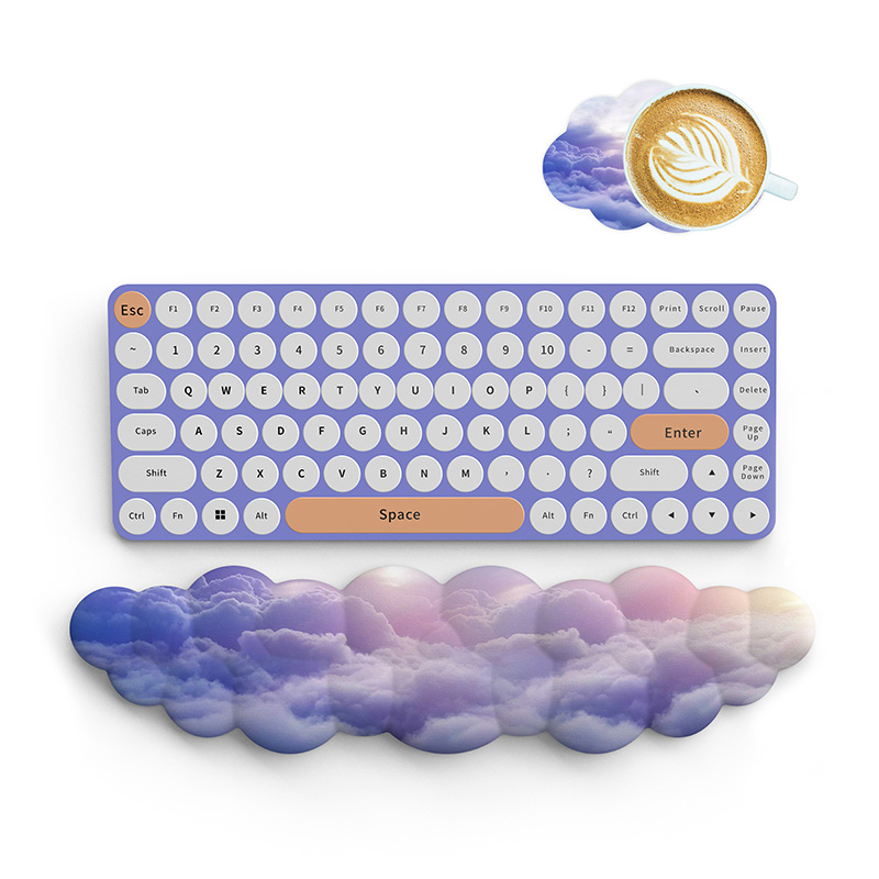 Keyboard Wrist Rest Mouse pad Arm Wrist for Gaming Nonslip Base Memory