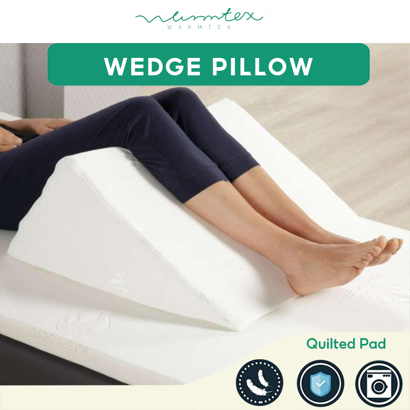 Bed Wedge Pillow Helps Acid Reflux Cushion pad Reduce Neck Back Pain
