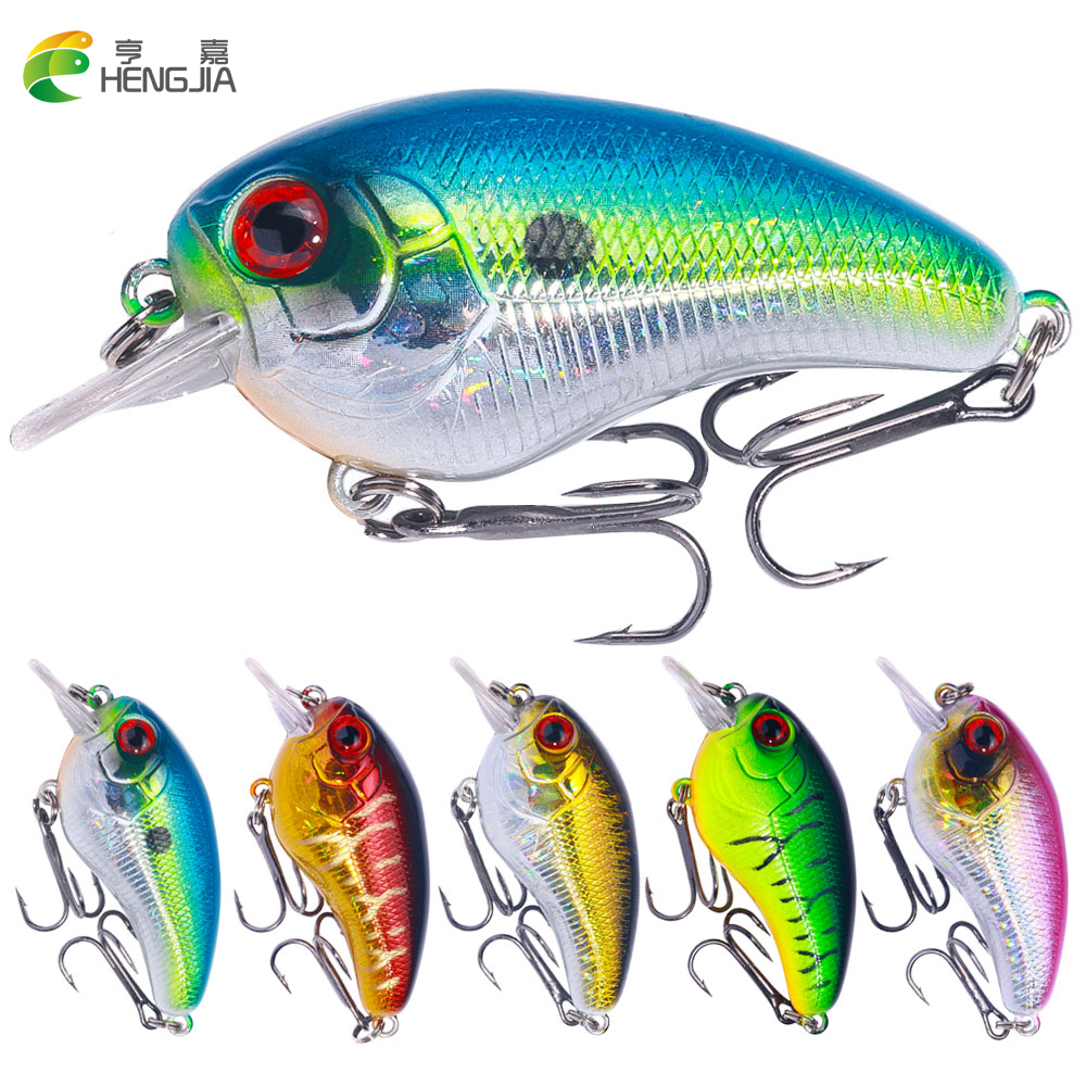 HENGJIA 1Pcs 6.5cm/10g New Floating Crankbait Minnow Swimbait Buzz