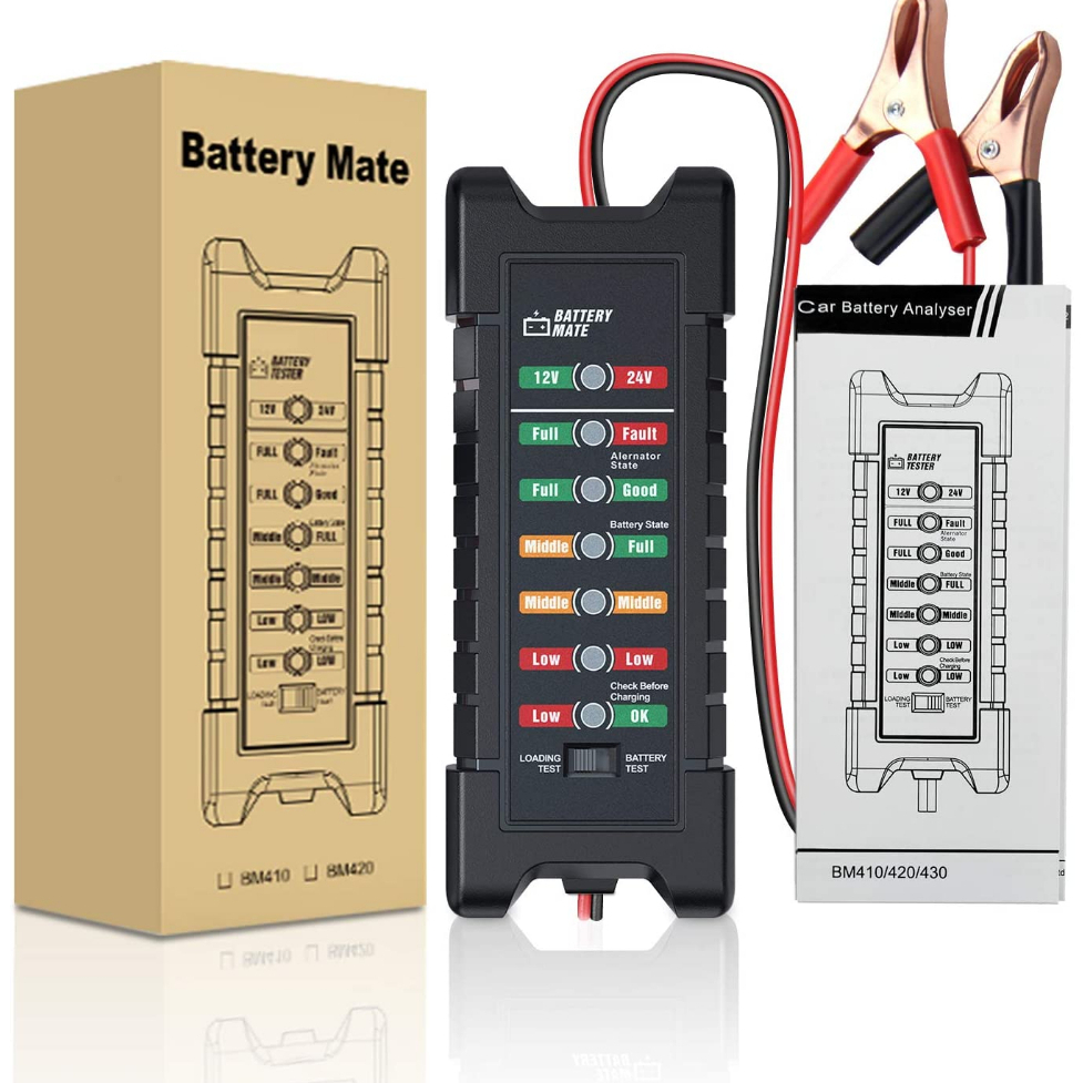 ANCEL BM310 & BM410 12V/24V Car Battery Tester Digital Car Battery