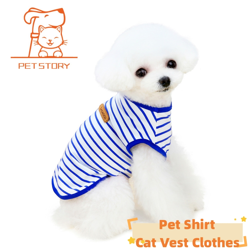 In Stock!! Pet Shirt Cat clothes Vest Clothes Cat Clothing Anti Hair