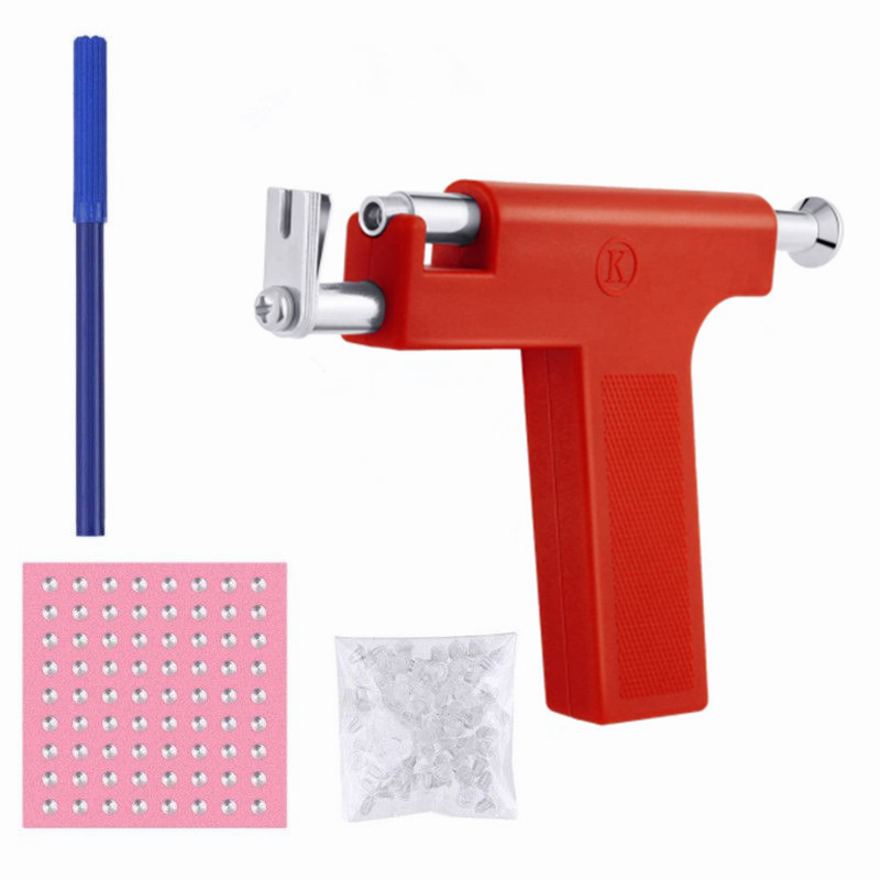 Shehave Professional Ear Piercing Gun Set with 98PCS Ears Studs Tools