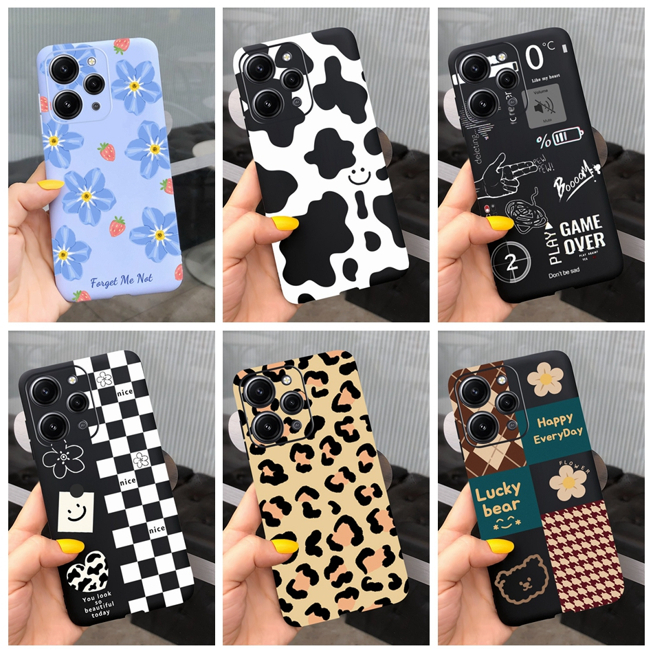Xiaomi Redmi 12 2023 Lovely Printing Jelly Phone Casing Redmi12 4G Soft ...