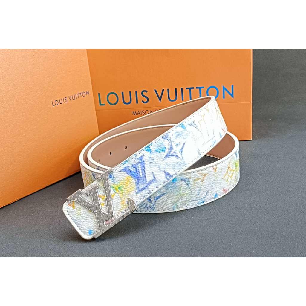 Louis Vuitton LV Shape Reversible Belt Monogram 40mm Prism/Black