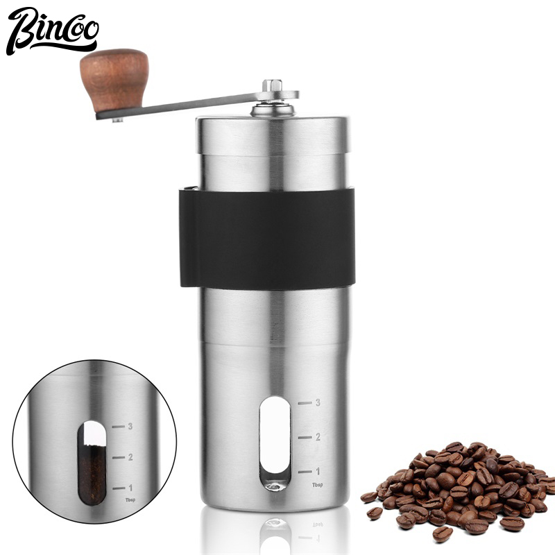BINCOO Hand Coffee Bean Grinder Coffee Machine Set Equipment Portable