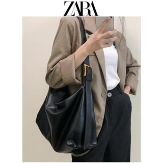 Zara - Rock Style Flap Shoulder Bag - Black - Women