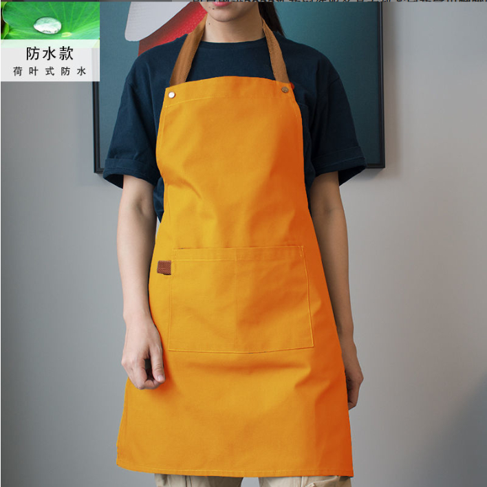 Ready Stock Apron waterproof waiter milk tea shop work apron
