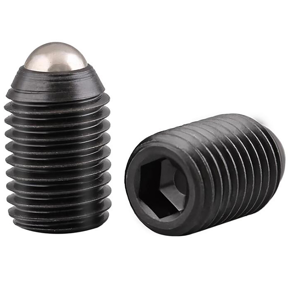 Black Plunger Spring Bead Head Screws M5 M6 M8 M10 M12 M16 Size Inner ...