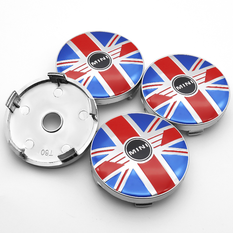 4x 60mm Mini Nabendeckel Felgendeckel Radkappen