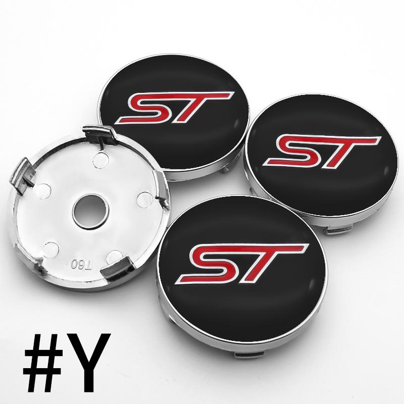 4x 60mm Ford ST Nabendeckel Felgendeckel Radkappen