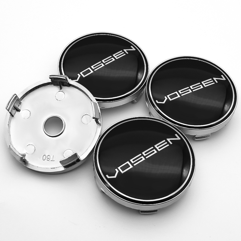 4x 60mm VOSSEN Nabendeckel Felgendeckel Radkappen